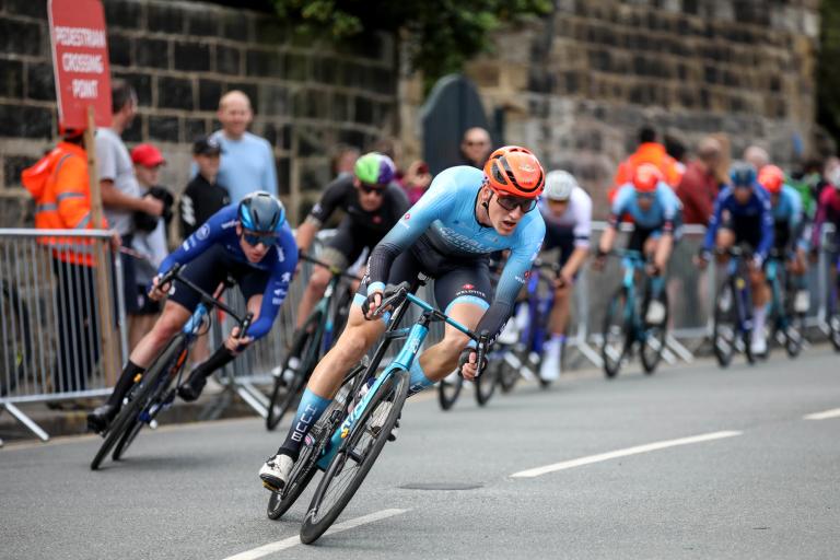 Lead cyclist at the Tour Series